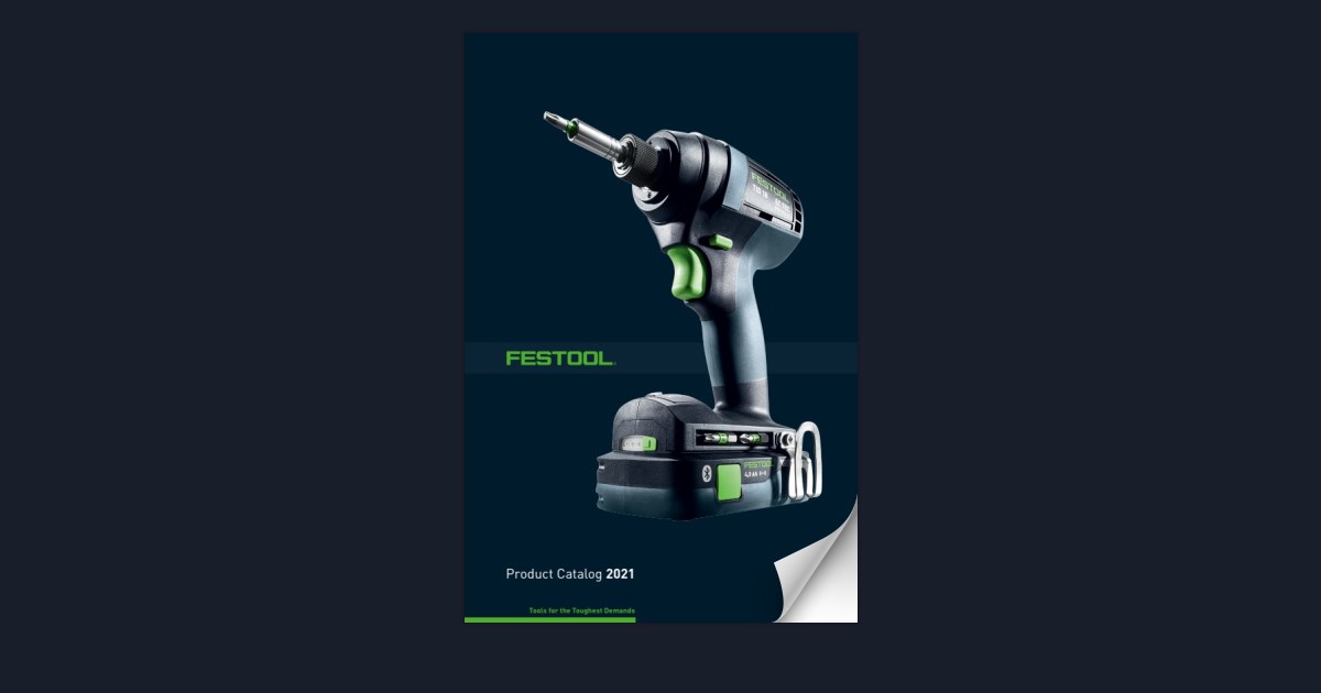 2021 Festool Canada Product Catalog English