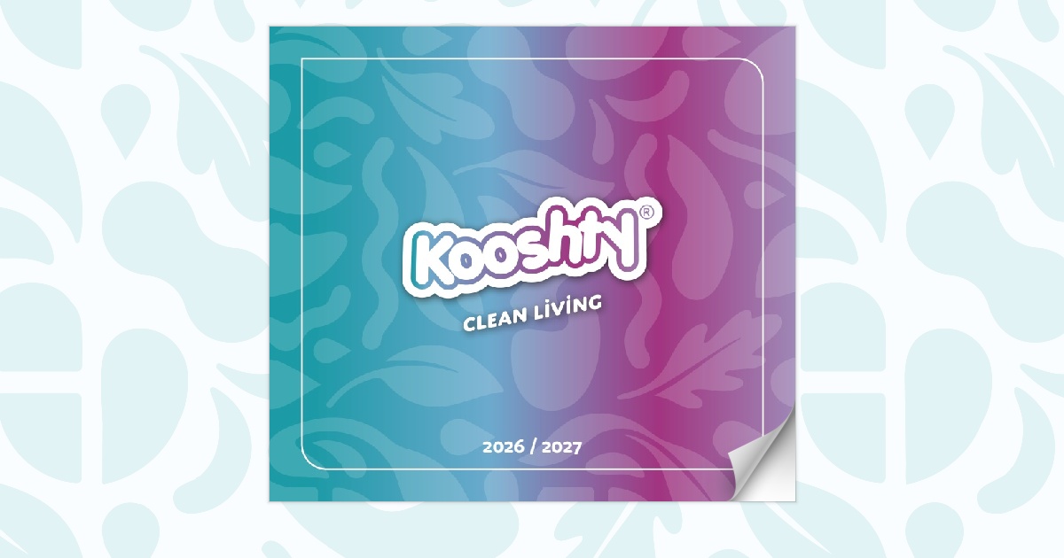 Kooshty 2026-2027 catalogue cover