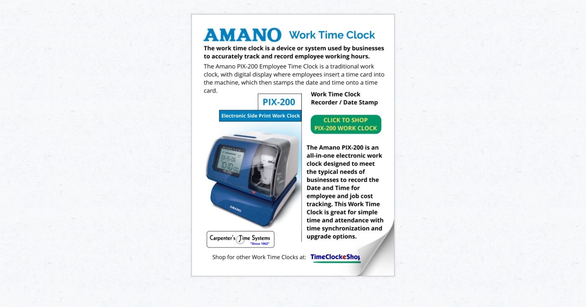 work-time-clock-amano-pix-200-work-clock