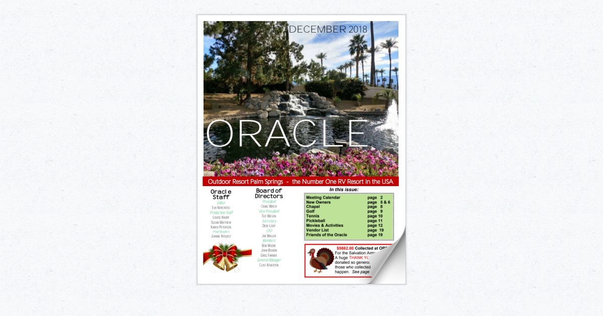 Oracle December 18 Pdf