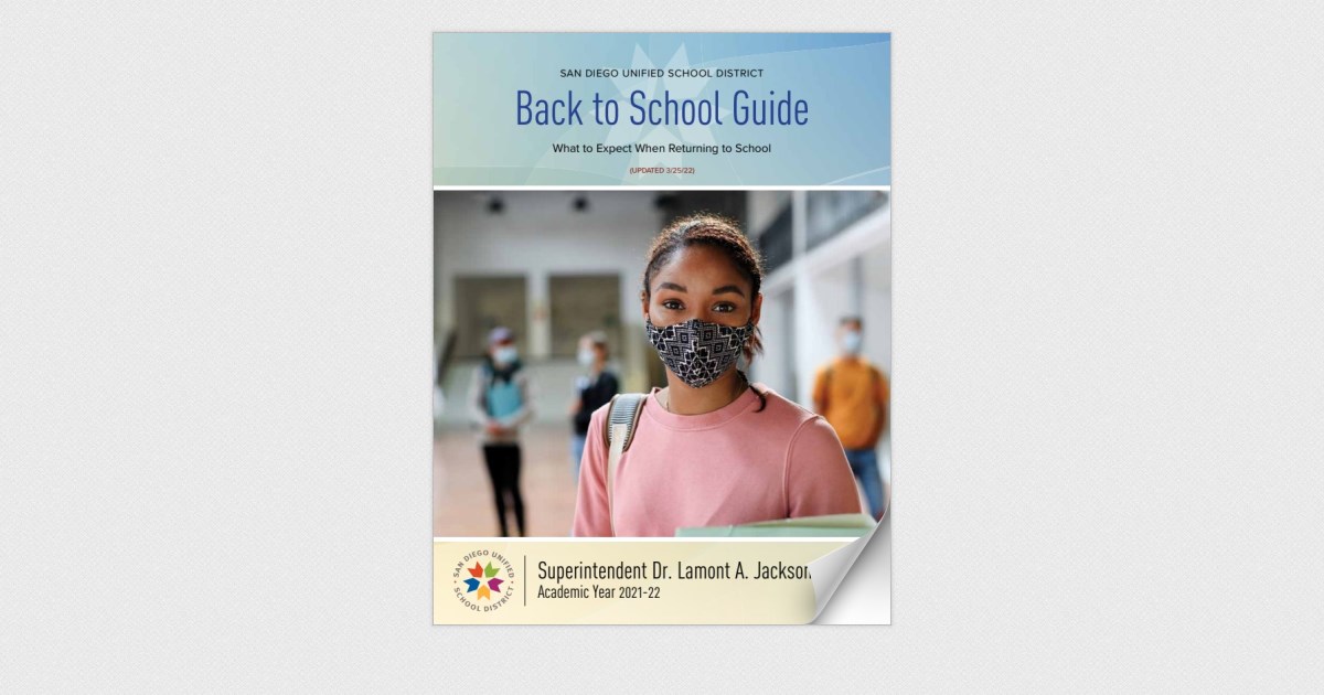 2021-2022 San Diego Unified Re-Opening Guide