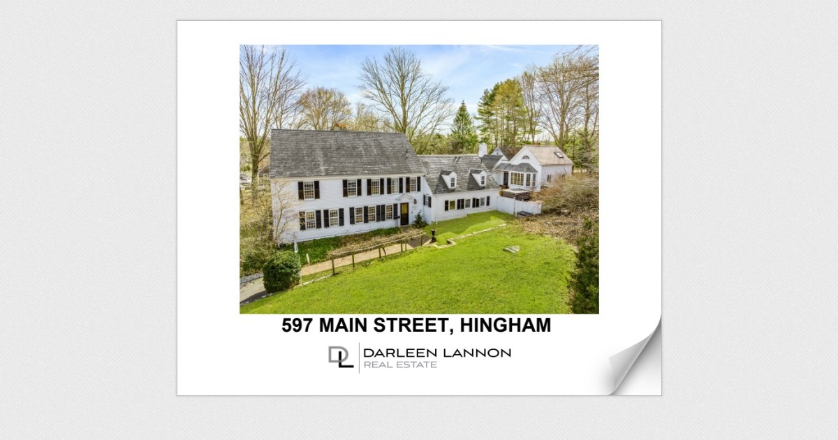 597 Main St Spectacular Estate in Hingham Center