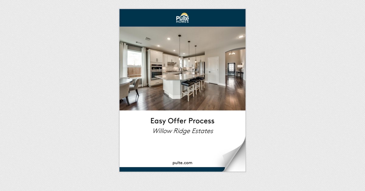 Easy Offer Process FAQ - Willow Ridge Estates