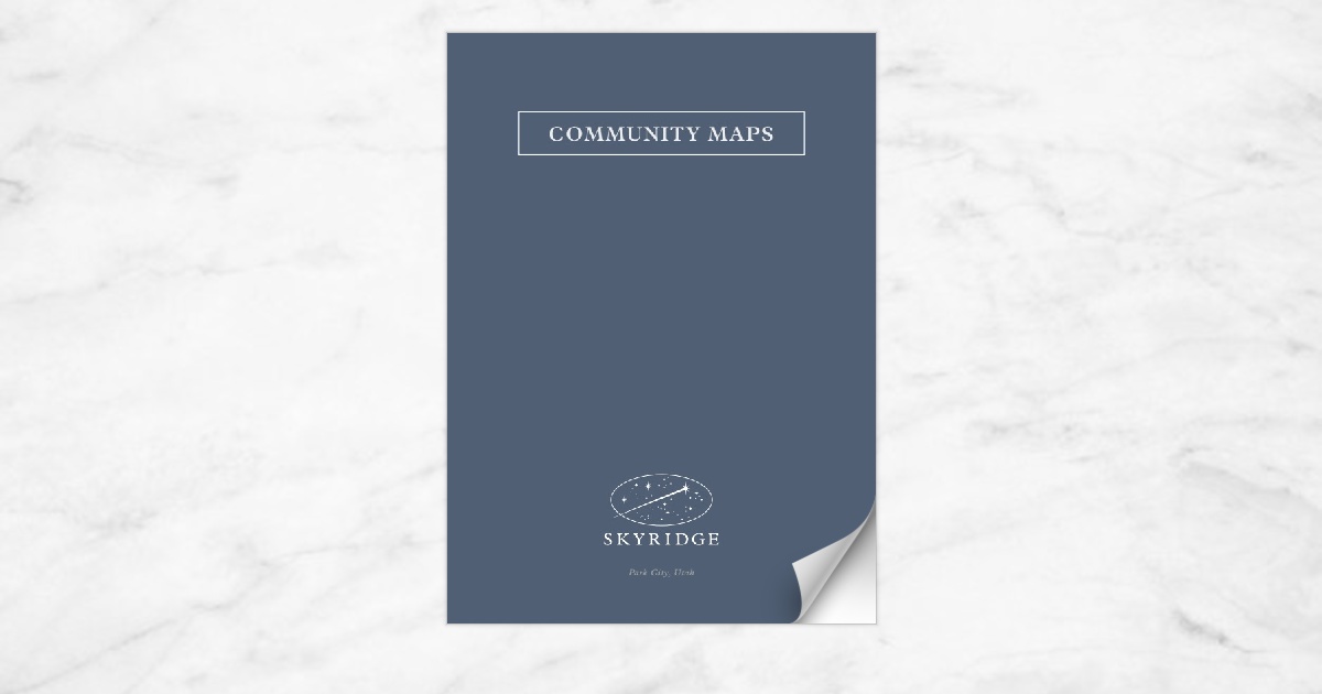 SkyRidge Map Brochure