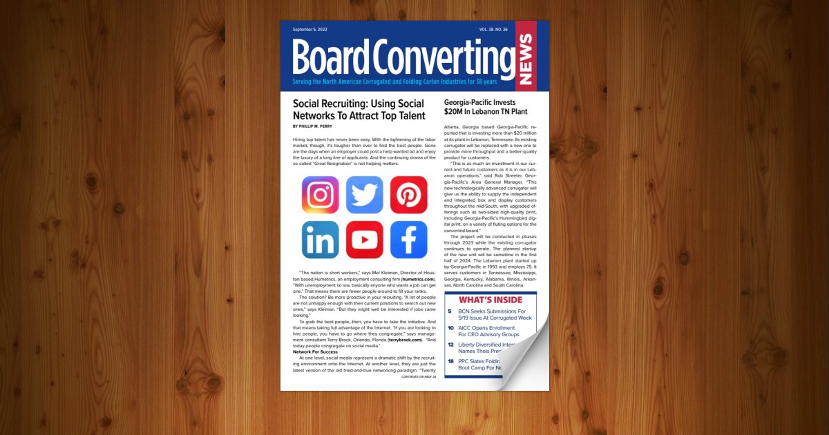 Board Converting News, September 5, 2022