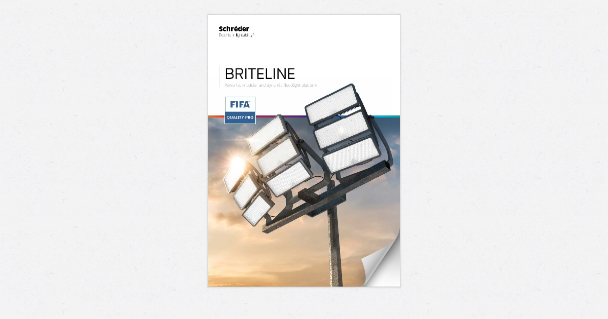 Schréder - BRITELINE - Modular floodlight platform