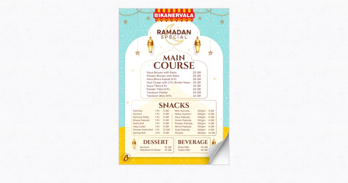 bikanervala-qatar-sweets-menu