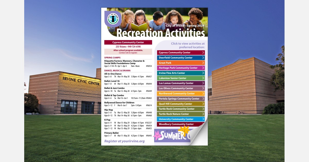 IUSD Recreation Newsletter Spring 2024 Page 20