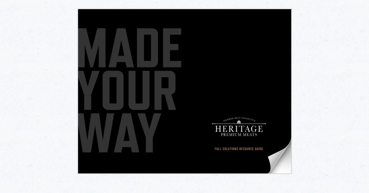 Heritage Premium Meats Full Solutions Resource Guide