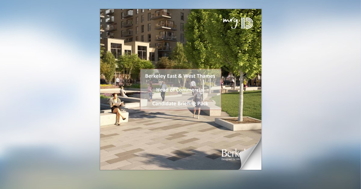 Berkeley East & West Thames Head of Commercial