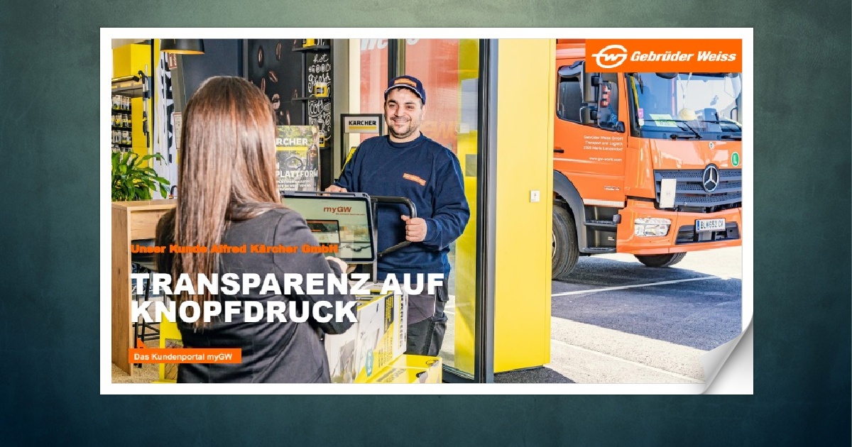 Kärcher: Transparenz auf Knopfdruck