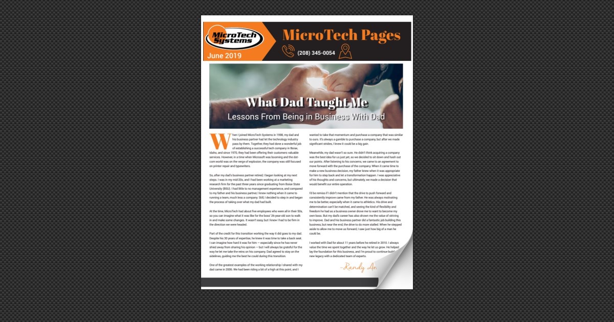 MicroTech Systems June 2019