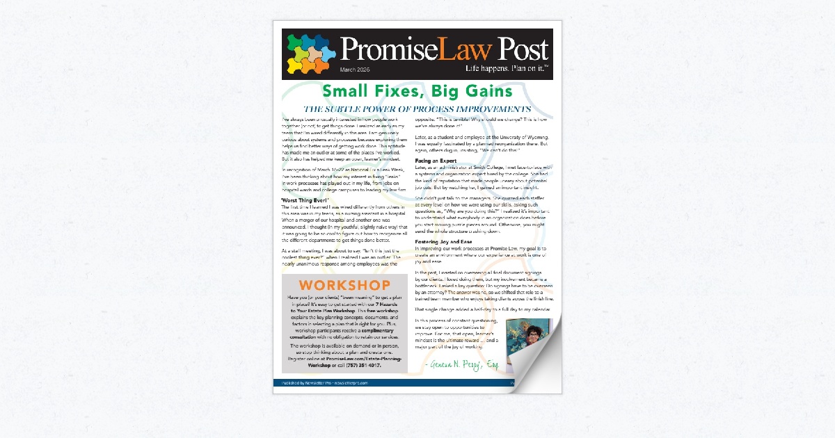 Promise Law - March 2026
