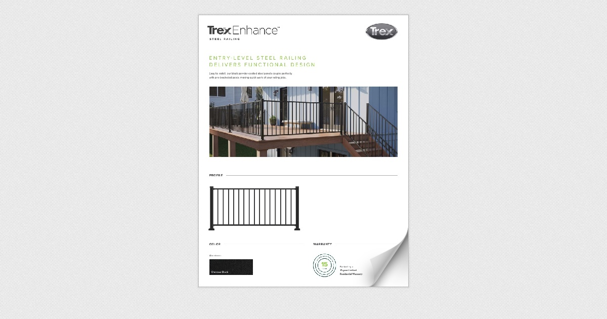 Trex Enhance™ Steel Railing Cut Sheet - Page 2