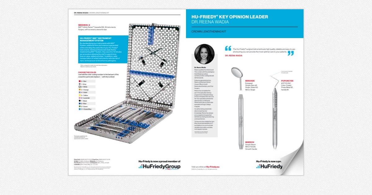 HuFriedyGroup Dr. Waida Crown Lengthening Kit GB