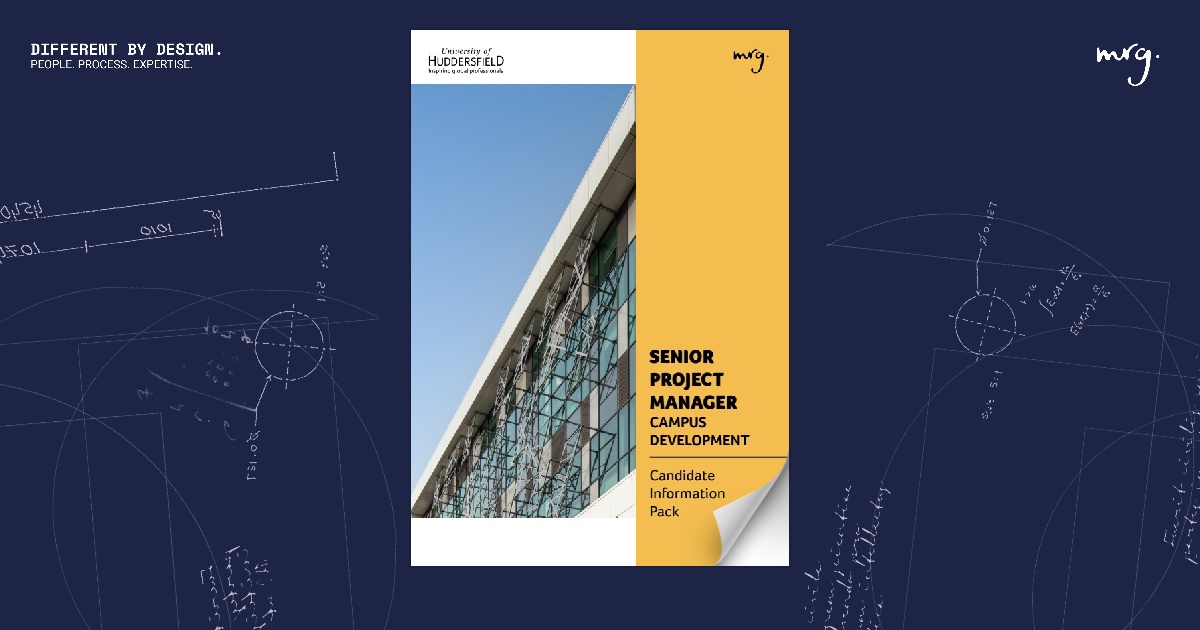 Uni of Huddersfield - Snr Project Manager Campus Development