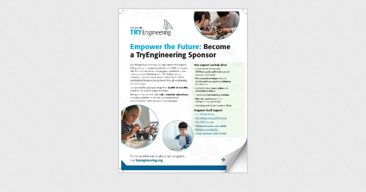 IEEE TryEngineering Sponsorship Prospectus