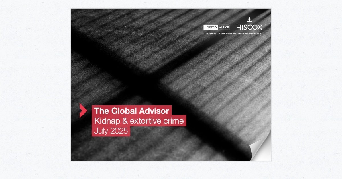 The Global Advisor Kidnap & extortive crime 04.25 - Page 9