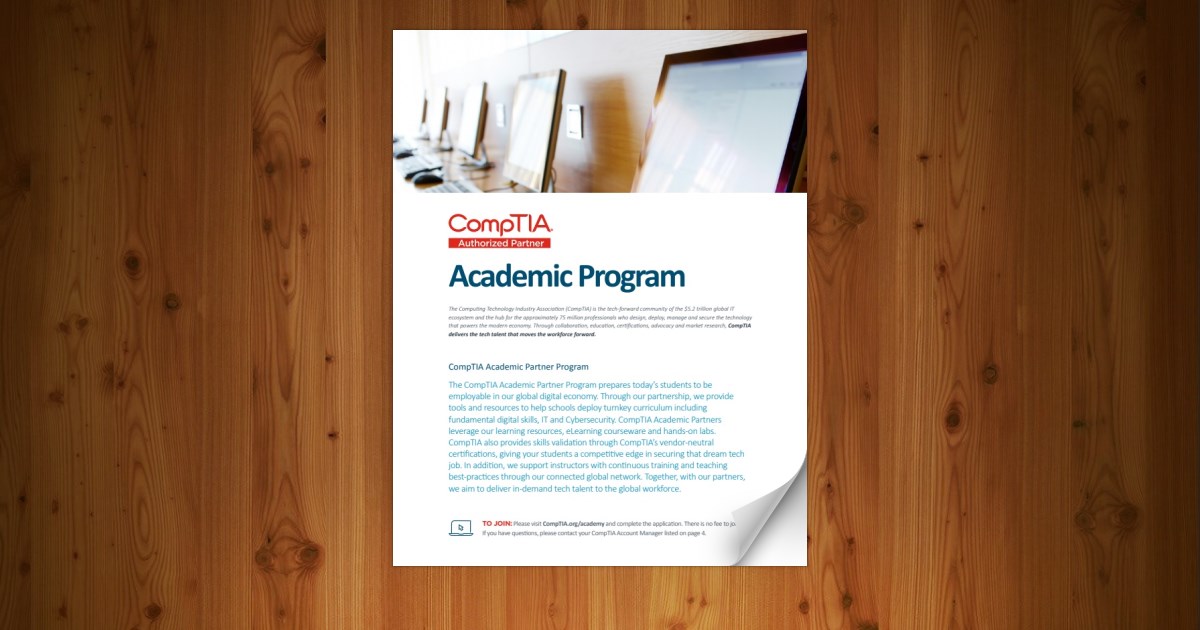 Comptia academic program guide page 2