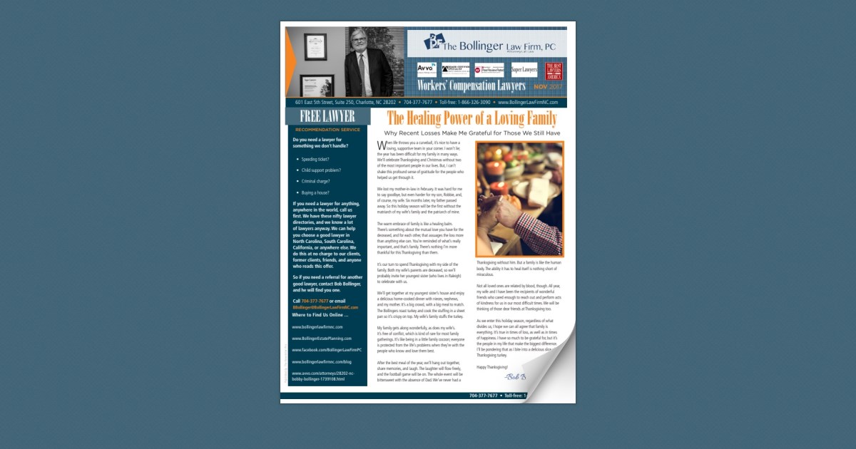 Bollinger Law Firm PC Nov 2017