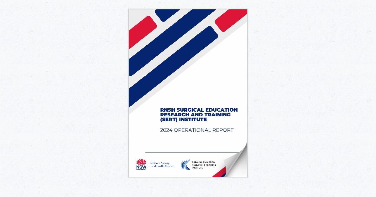 RNSH SERT Institute Operational Report 2024