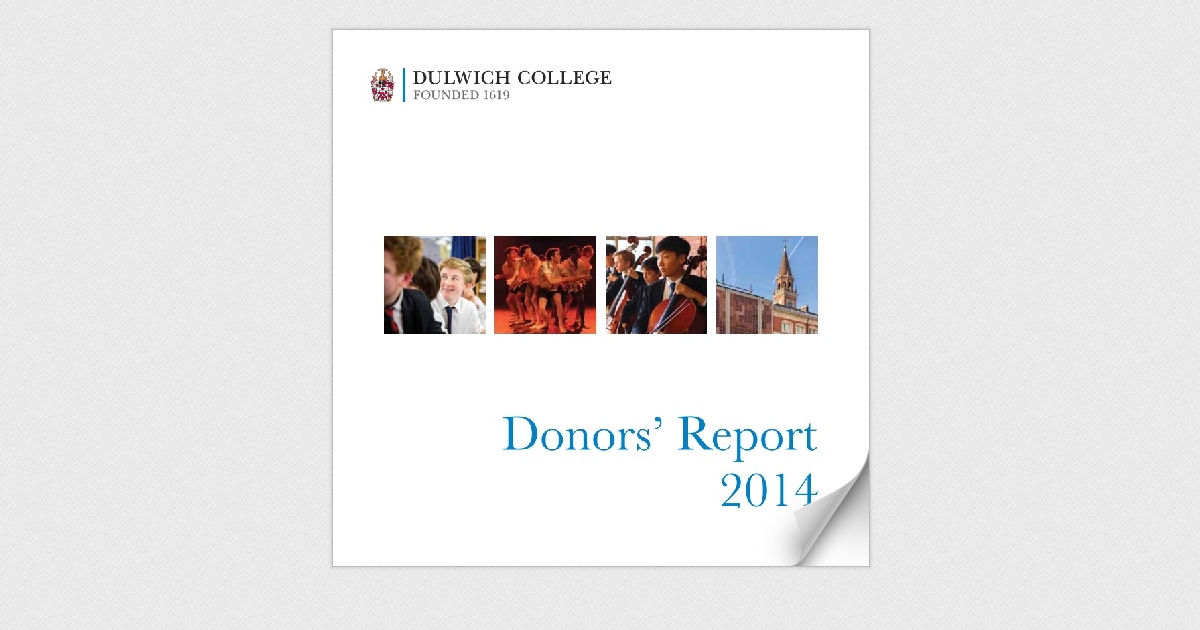 Donors' Report 2014 - Page 36