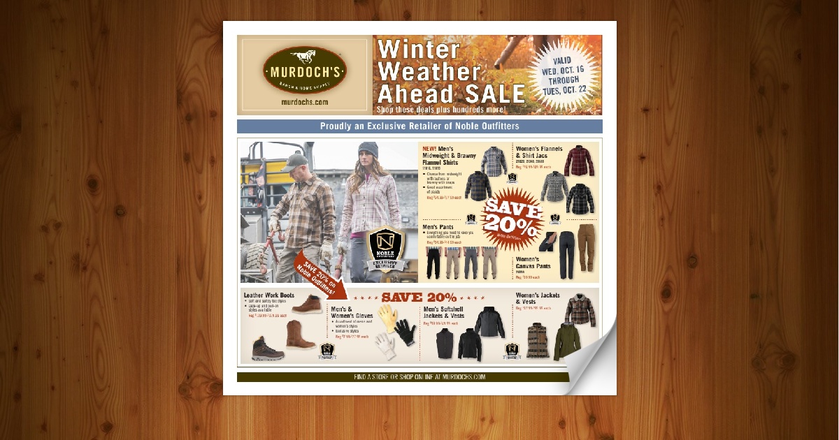 Winter Weather Ahead Sale