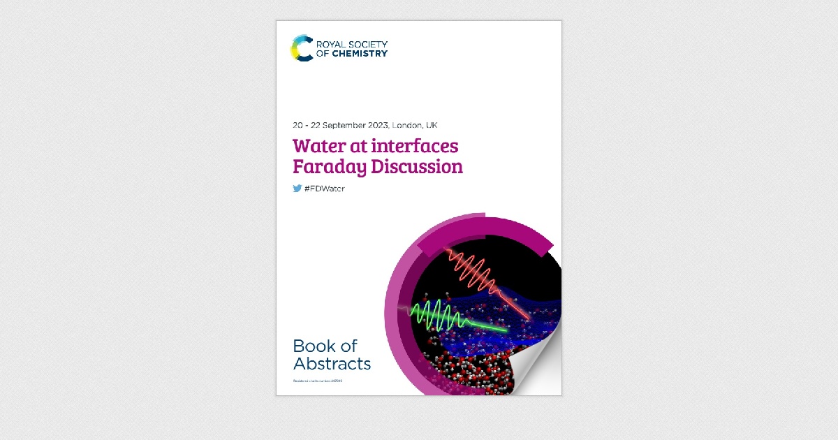 Water at interfaces Faraday Discussion
