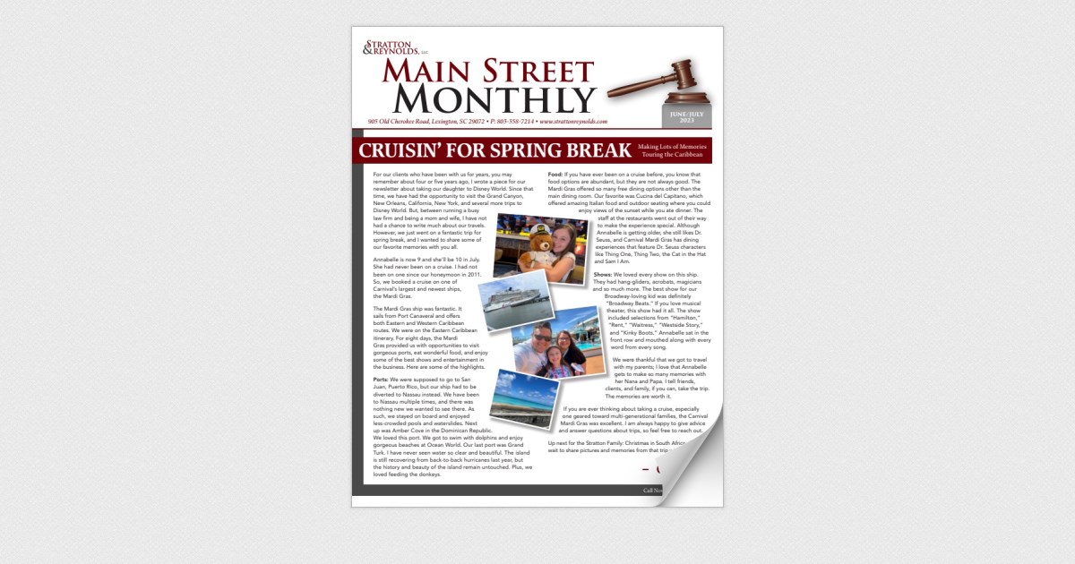 Stratton & Reynolds, LLC June/July 2023