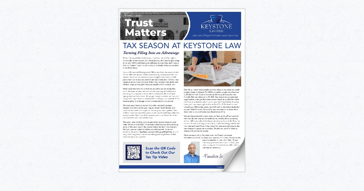 Keystone Law Firm - March 2026