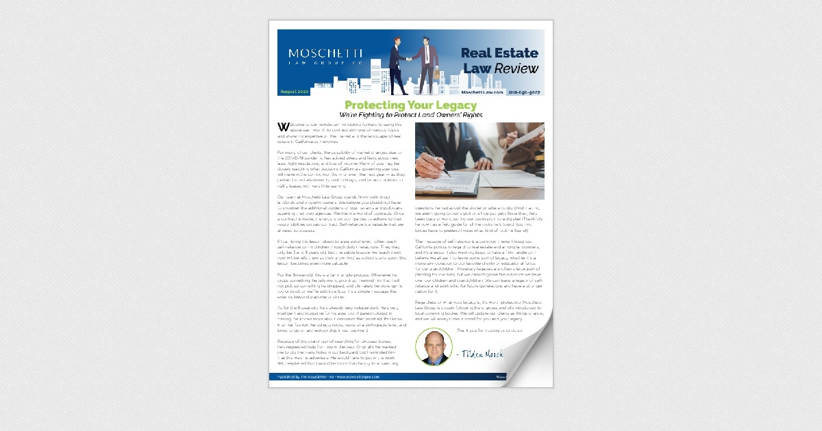 Moschetti Law Group - August 2020