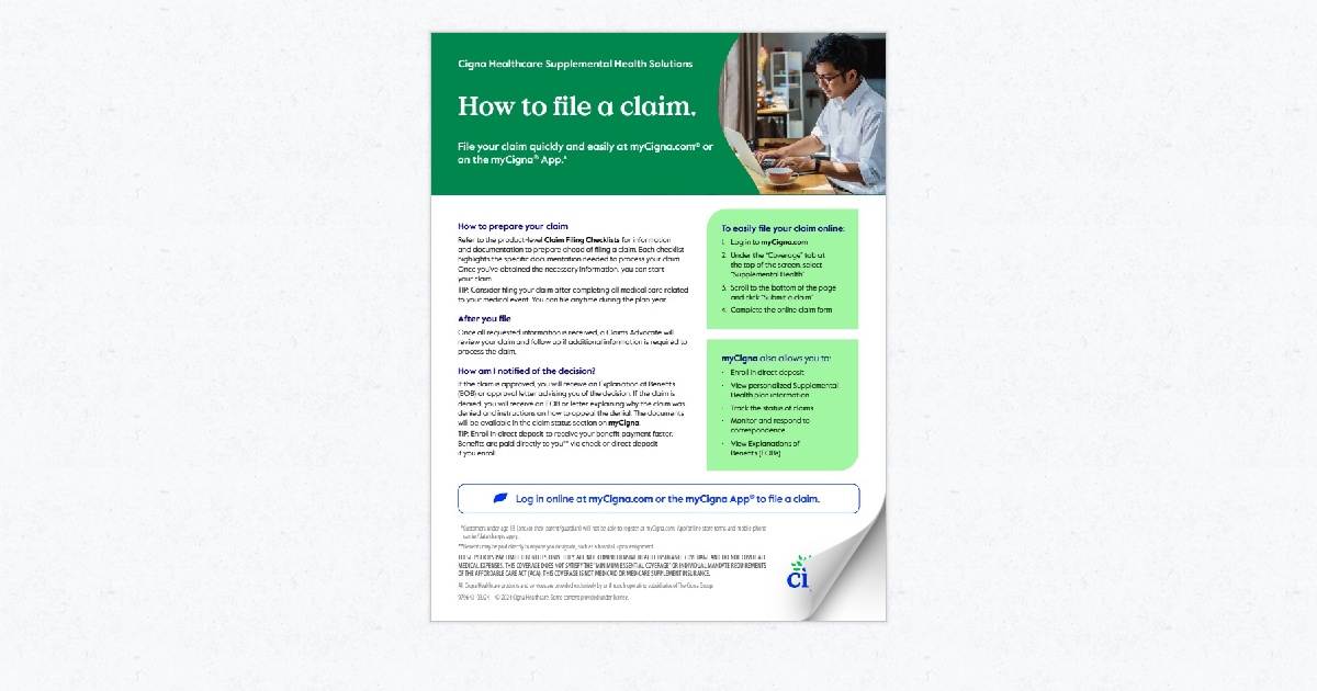 How to file a Supplemental Health claim