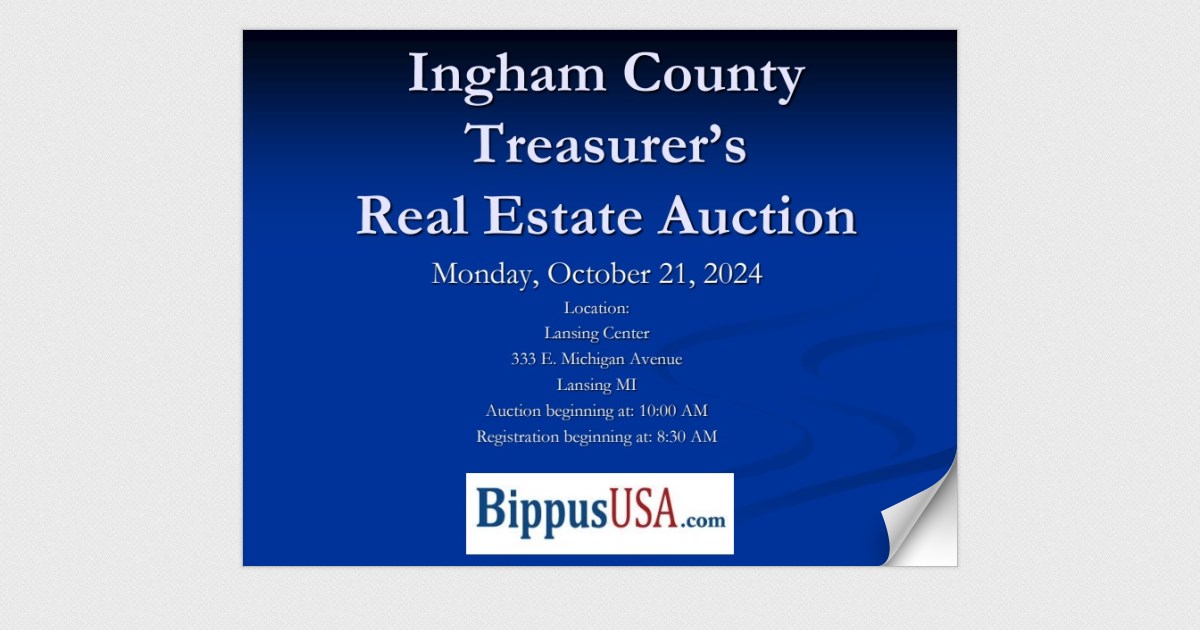 Ingham County Real Estate Auction