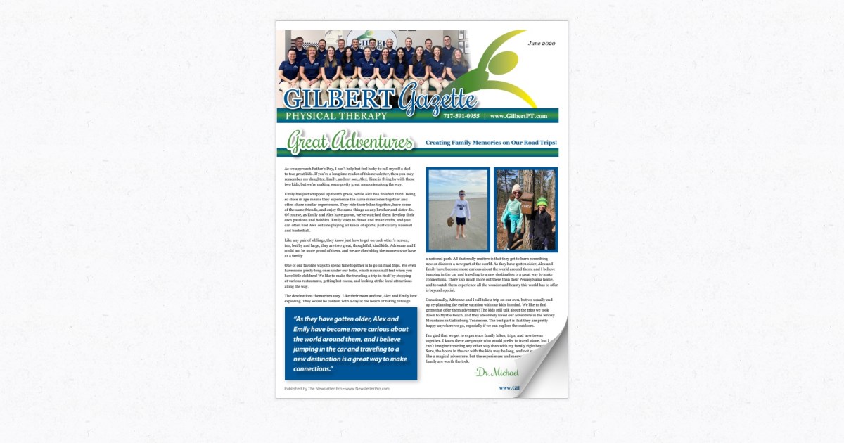 Gilbert Physical Therapy June 2020 Page 4