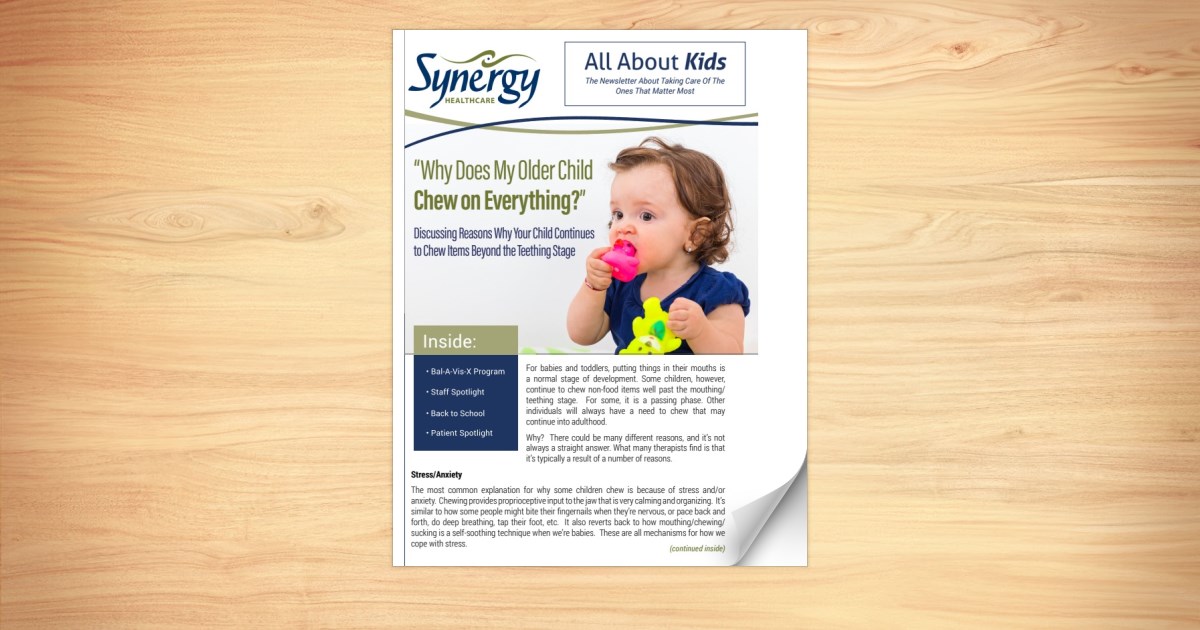 Why Does My Older Child Chew On Everything?