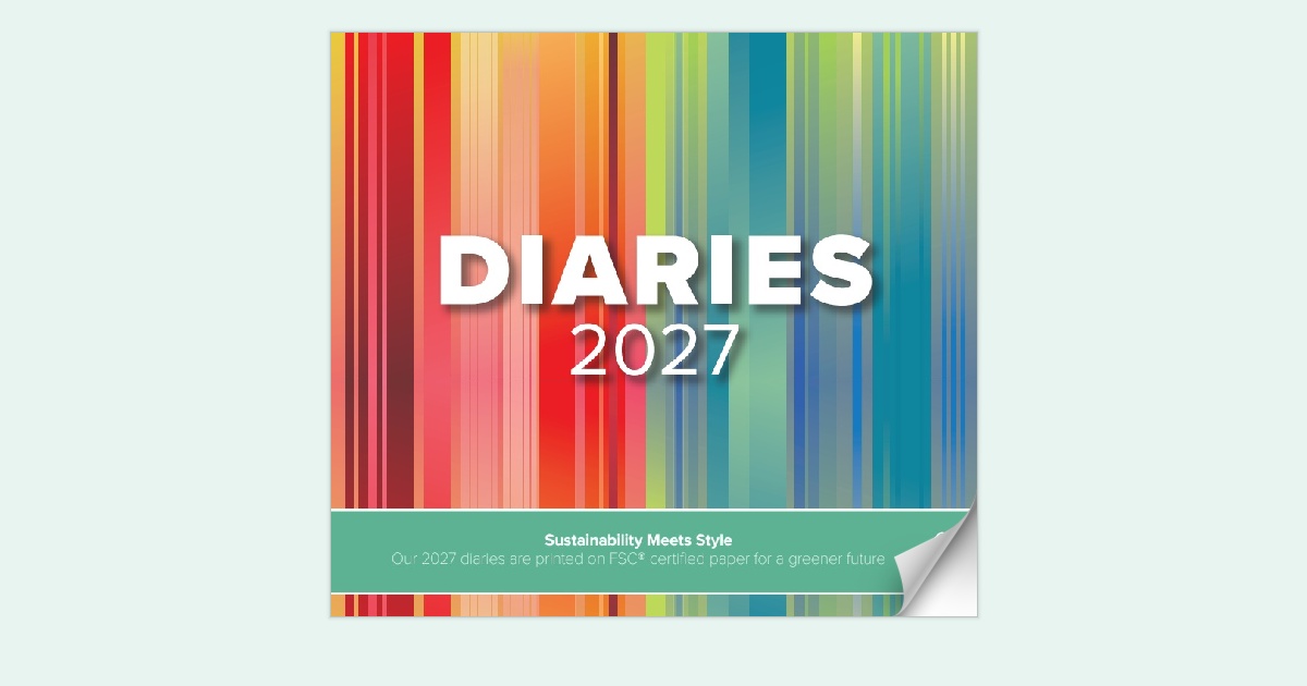 Diaries 2027 catalogue cover