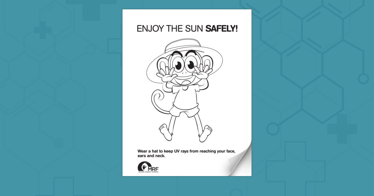 sun safety coloring pages