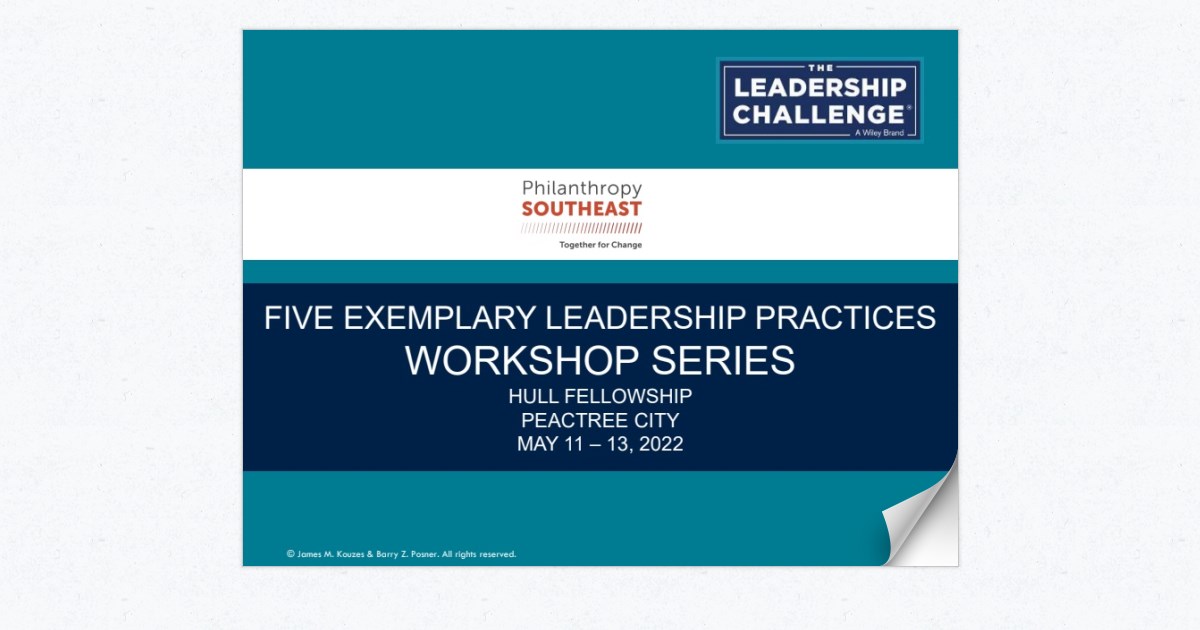 Hull Fellowship Five Exemplary Leadership Practices