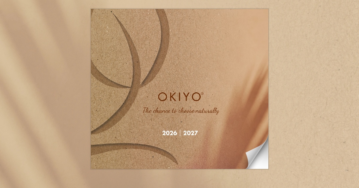 Okiyo 2026-2027 catalogue cover
