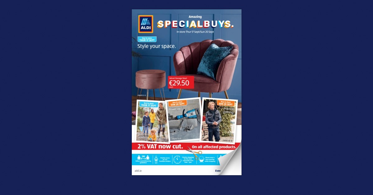 Aldi IE Specialbuys Thur 17 September Sun 20 September