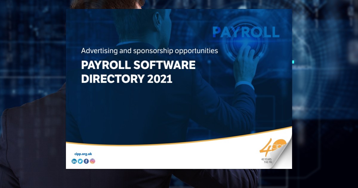 CIPP Payroll software supplement sponsorship opportunities