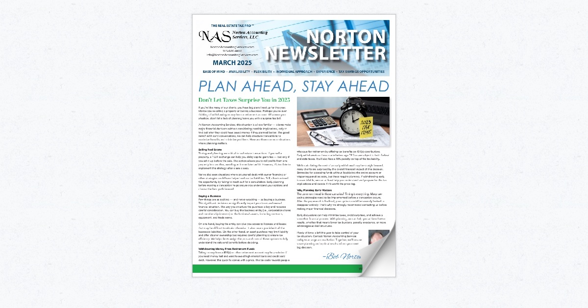 Norton Accounting Services, LLC - March 2025