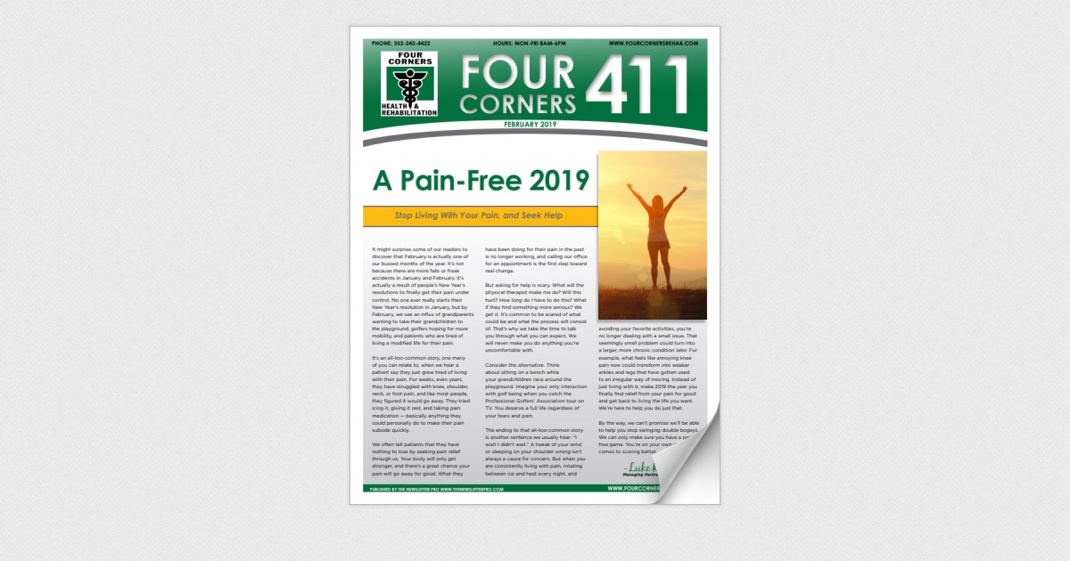 Four Corners Health Rehabilitation February 2019 - 