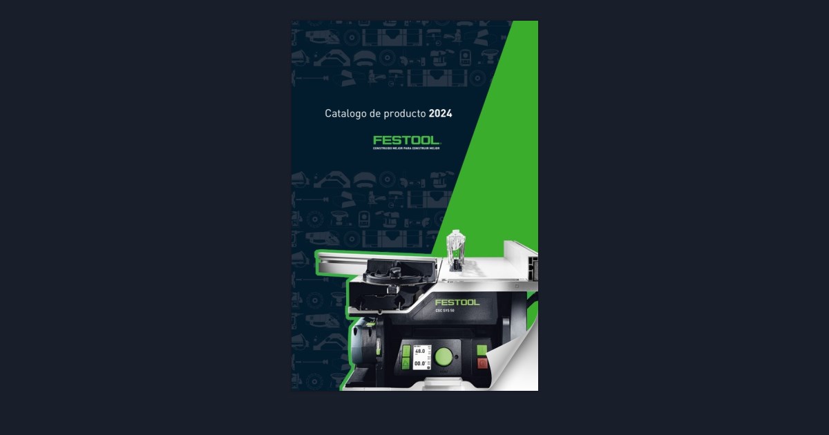 Catalogo de producto de Festool USA 2024 (Español)