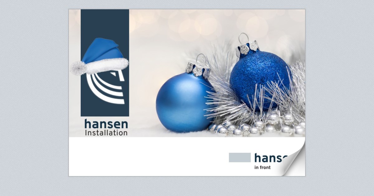 Hansen Installation Xmas Card 2022