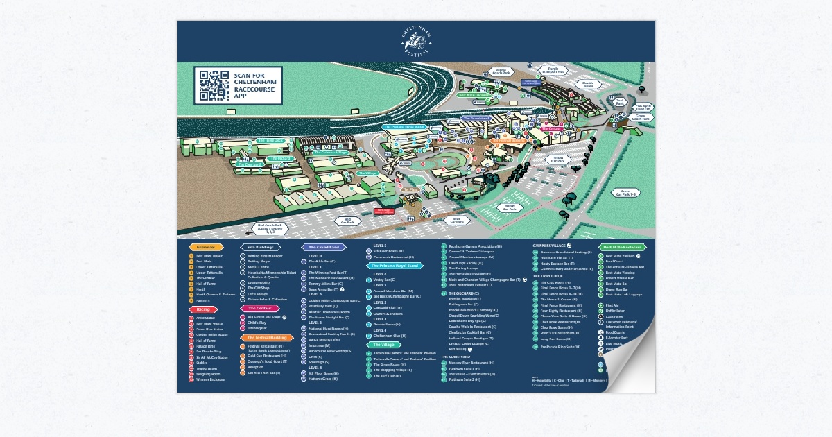Cheltenham Festival 2026 Map