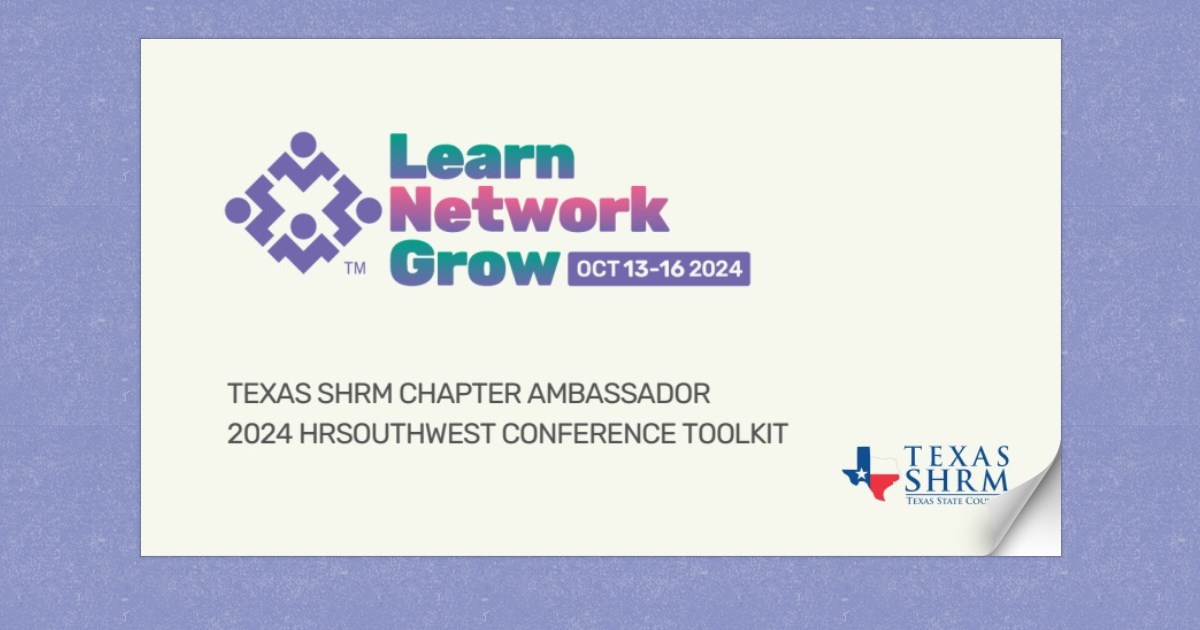 2024 TX SHRM Ambassador ToolKit