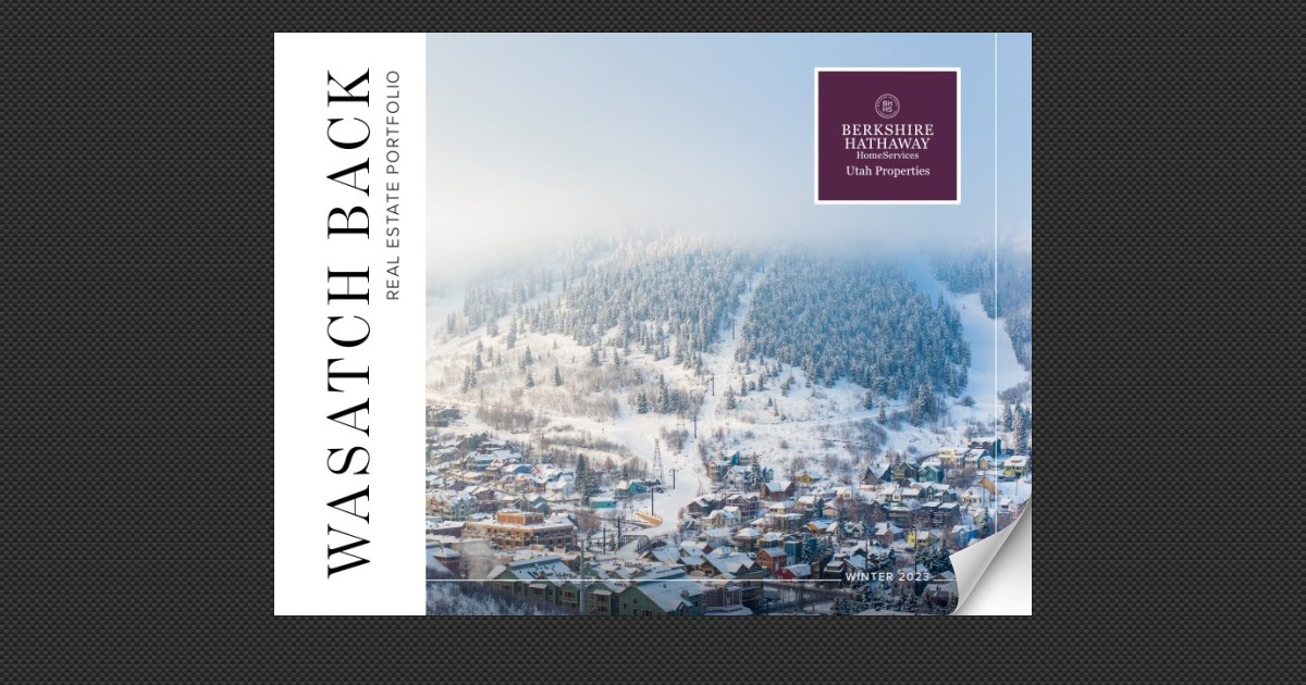 Wasatch Back Real Estate PortfolioWinter 2023