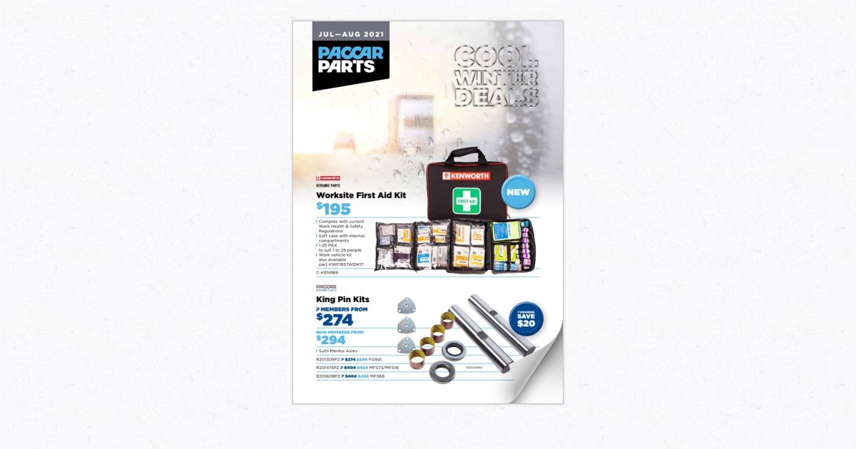 PACCAR Parts Catalogue Jul-Aug 2021