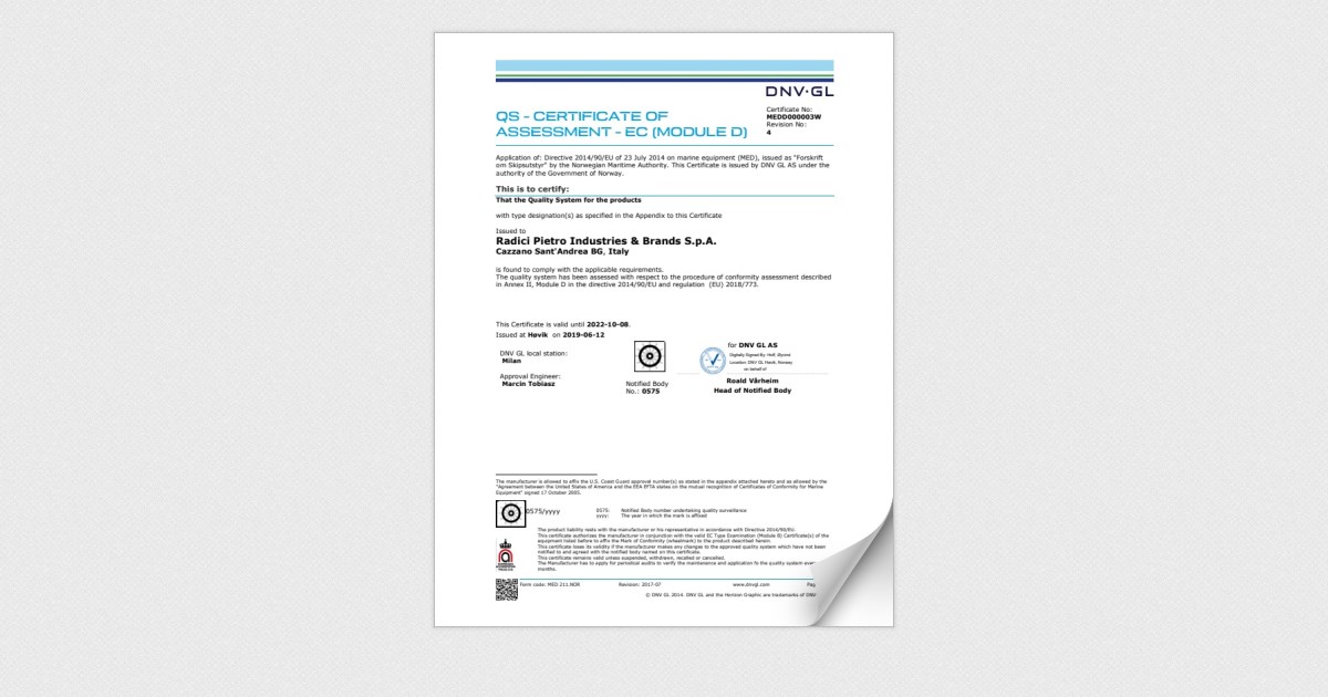DP Felt 700 IMO Underlayment IMO Certificate
